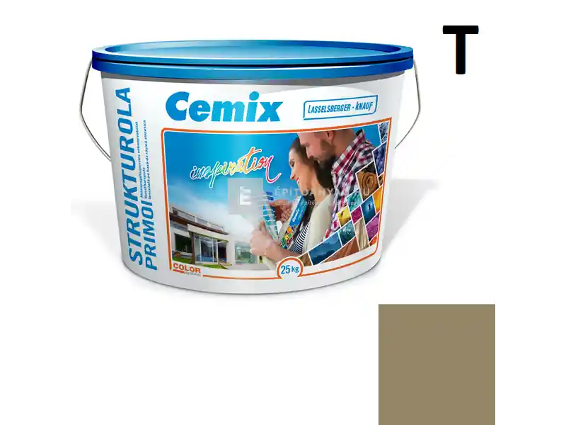 Legjobb ár Cemix 2703 StrukturOLA Primo diszperziós vékonyvakolat, dörzsölt 2 mm 4559 green 25 kg