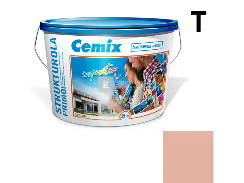 Ajánlat Cemix 2703 StrukturOLA Primo diszperziós vékonyvakolat, dörzsölt 2 mm 5133 rusty 25 kg