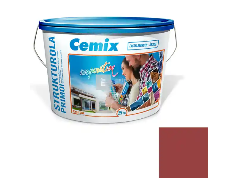 Árengedmény Cemix 2703 StrukturOLA Primo diszperziós vékonyvakolat, dörzsölt 2 mm 6349 intense 25 kg