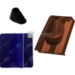 Kihagyhatatlan ajánlat Tondach Twiston 9 antennakivezető szett FusionProtect rézbarna