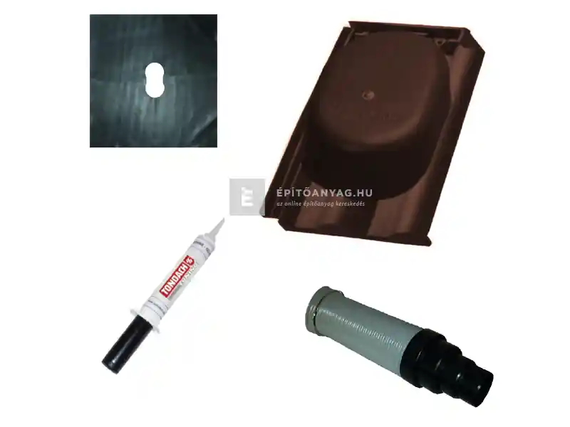 Nézd meg most Tondach Twiston 9 csatornaszellőző szett FusionProtect barna