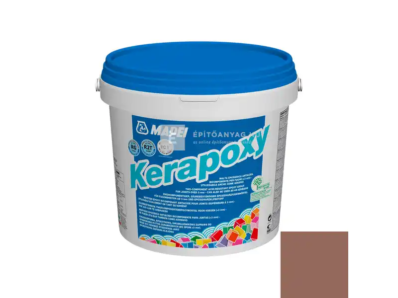 Újdonság Mapei Kerapoxy ragasztó és fugázó R2T RG 142 gesztenye 2 kg