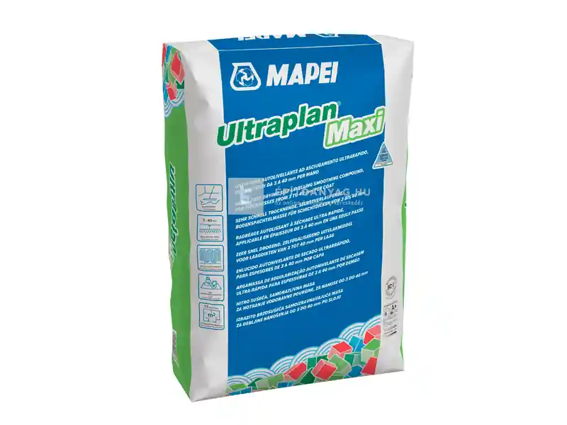 Alacsony ár Mapei Ultraplan Maxi önterülő aljzatkiegyenlítő 25 kg