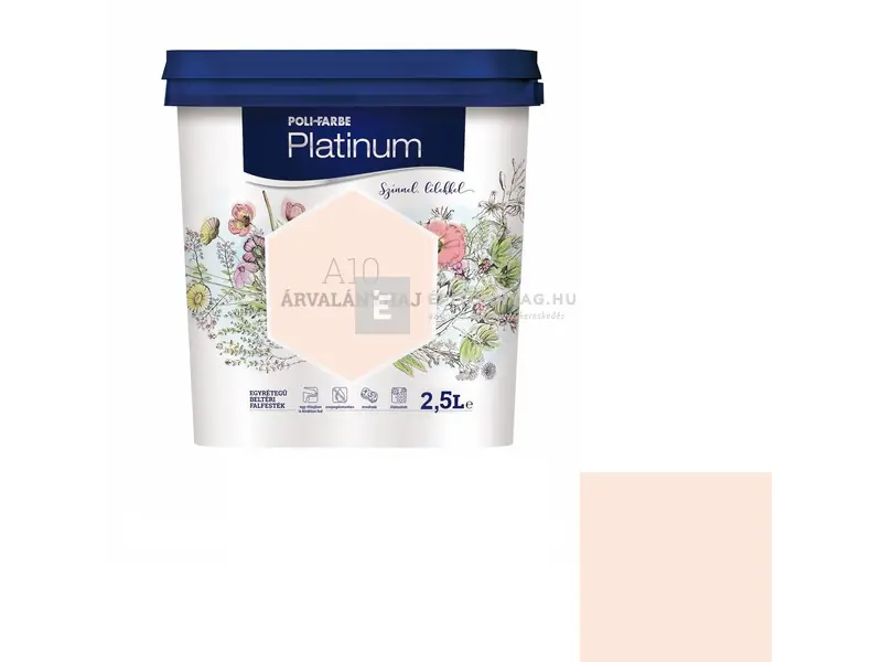 Ajánlat Poli-Farbe Platinum beltéri falfesték A10 árvalányhaj 5 l