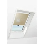 Biztonságos vásárlás Roto Designo ZRE R4/R7 74x140 cm, sötét-bézs fényszűrő roló, alumínium profilokkal