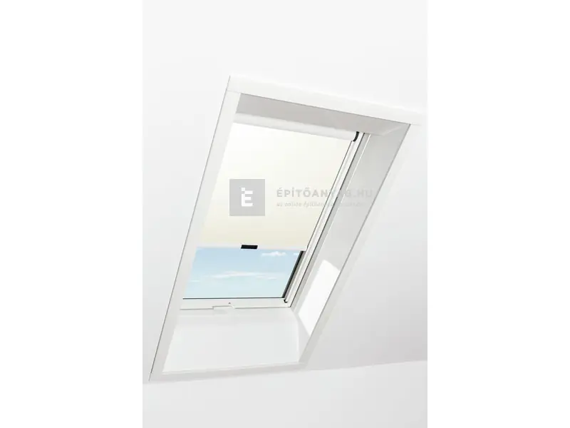 Alacsony ár Roto Designo ZRE R4/R7 74x140 cm, világosbézs fényszűrő roló, fehér profilokkal