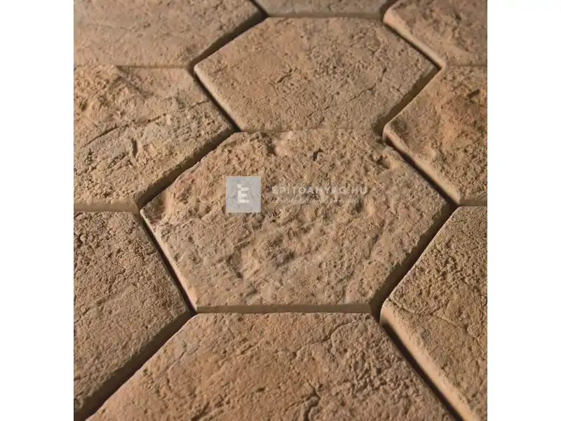 Fabrostone Cotto Hexa járólap homok 20x20x2,5 cm Ne maradj le