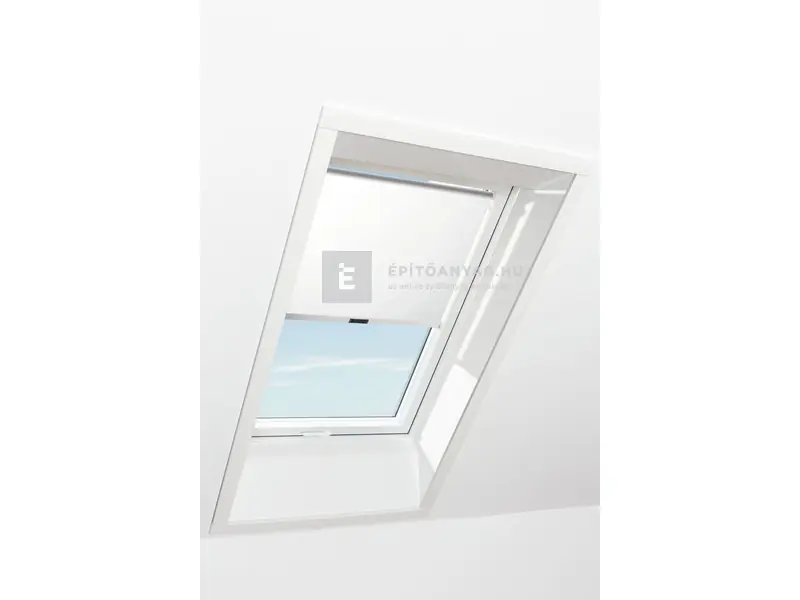 Roto Designo ZRS R4/R7 54x78 cm, fehér fényszűrő kampós roló, fehér profilokkal Expressz szállítás