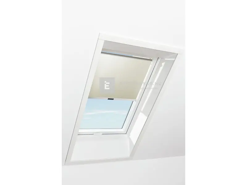 Vedd meg most Roto Designo ZRS R4/R7 74x98 cm, bézs fényszűrő kampós roló, fehér profilokkal
