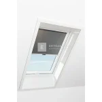 Biztonságos vásárlás Roto Designo ZRS R4/R7 74x118 cm, sötétszürke fényszűrő kampós roló, alumínium profilokkal