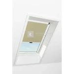 Ajánlat Roto Designo ZRV R4/R7 54x78 cm, sötét bézs fényzáró roló, alumínium profilokkal