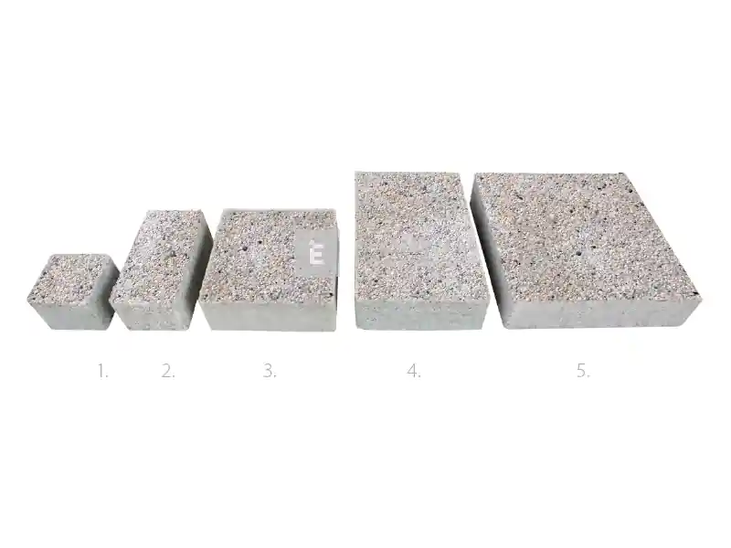 Árengedmény KK Kavics Sétány Vario kombi térkő fehér mosott 6 cm