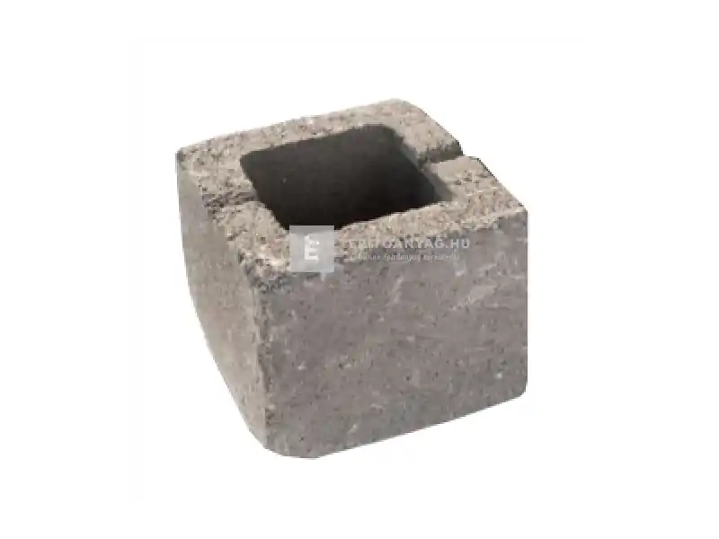 Leier Antik kerítéskő félkő agyagszürke 20x20x20 cm Szezonális akció