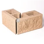 Azonnal elérhető Leier Architektura kerítéskő sarokelem beige 20x40x20 cm