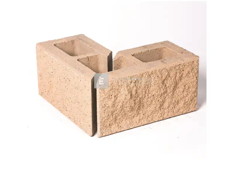 Azonnal elérhető Leier Architektura kerítéskő sarokelem beige 20x40x20 cm