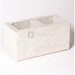 Legkelendőbb Leier Modern kerítéskő normálkő finomszórt, törtfehér 20x40x20 cm