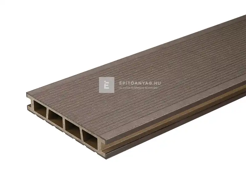 Bestseller Bergdeck WPC teraszburkolat csiszolt felület, dió, 2,4 m