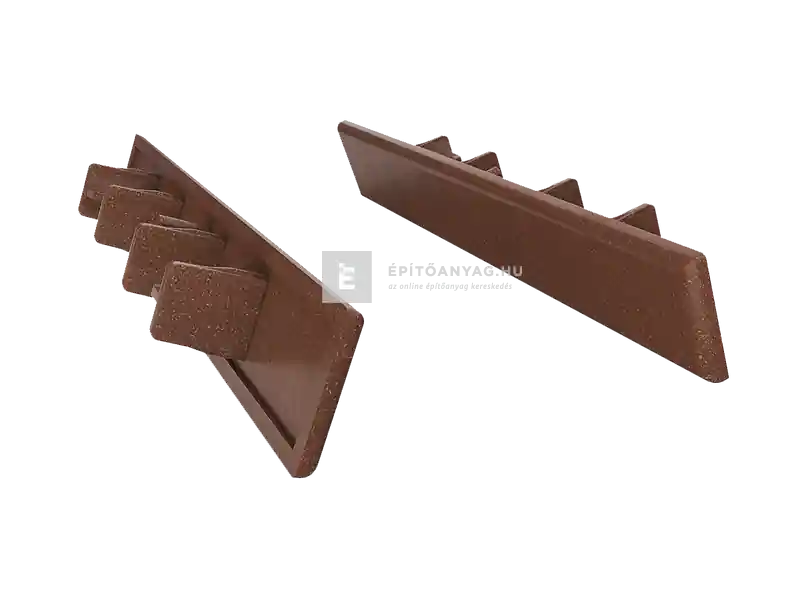 Bergdeck WPC deszka végzáró natúr felület, gesztenye,125 mm hosszú,25 mm magas Kihagyhatatlan ajánlat