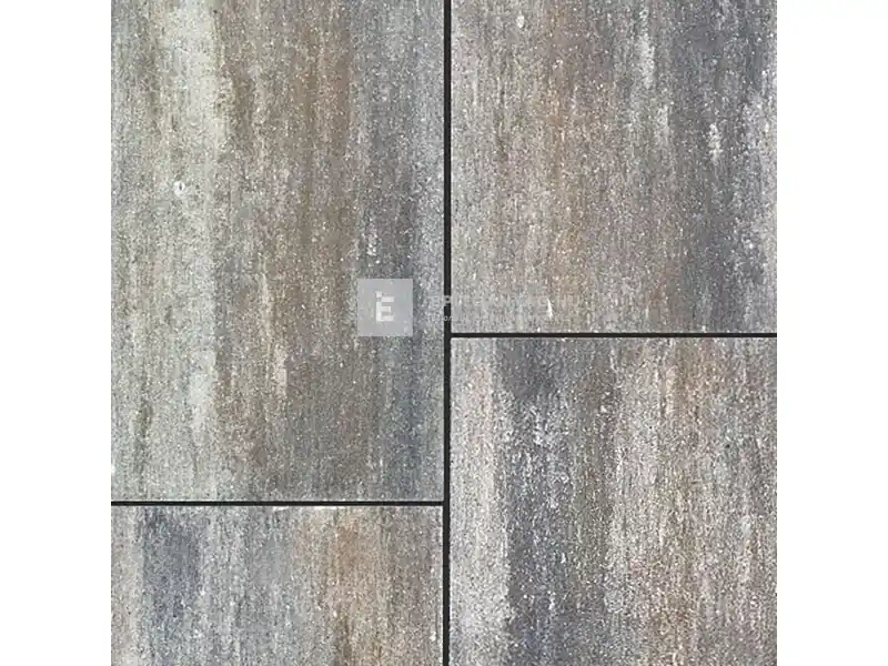 Semmelrock Citytop Grande kombi térkő grafit-terra 6 cm Újdonság