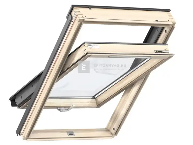 VELUX GZL 1051B 78x160 cm, billenő fa tetőtéri ablak Újdonság