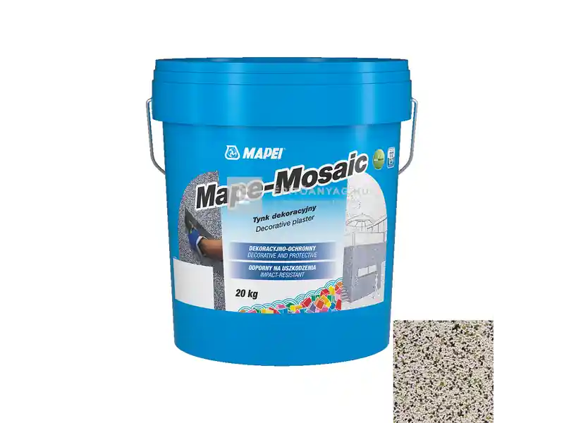 Mapei Mape-Mosaic díszítővakolat 1,6 mm opál 20 kg Kiárusítás