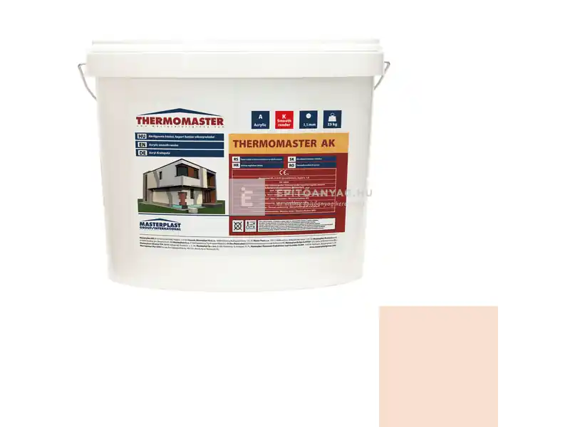Vedd meg most Masterplast Thermomaster akril vékonyvakolat, kapart 1,5 mm 12-F 25 kg