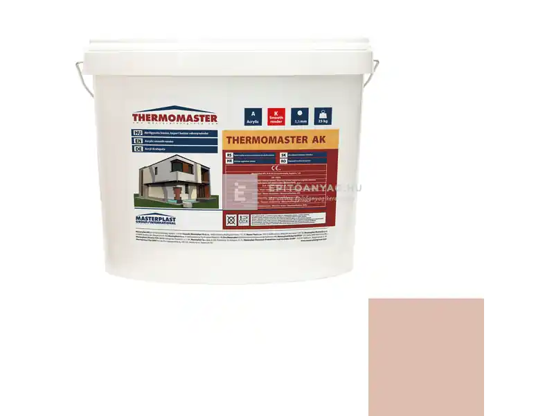 Népszerű Masterplast Thermomaster akril vékonyvakolat, kapart 1,5 mm 13-D 25 kg