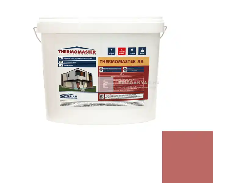 Gyors szállítás Masterplast Thermomaster akril vékonyvakolat, kapart 1,5 mm 21-C 25 kg
