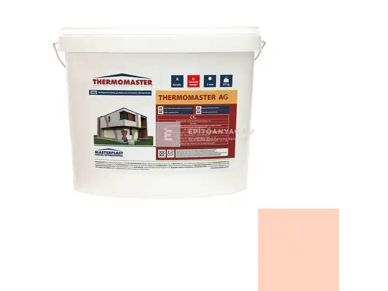 Gyors kiszállítás Masterplast Thermomaster akril vékonyvakolat, gördülőszemcsés 2 mm 15-E 25 kg