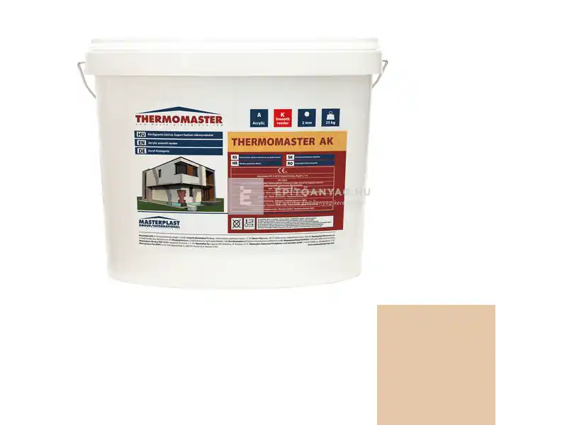 Vedd meg online Masterplast Thermomaster akril vékonyvakolat, kapart 2 mm 47-D 25 kg