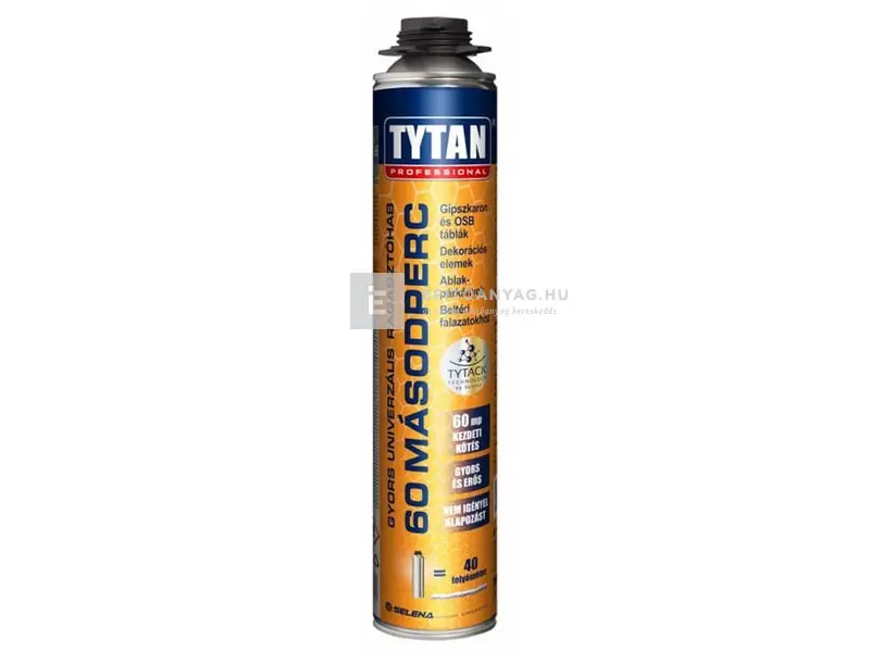 Tytan 60 Másodperc ragasztóhab pisztolyos 750 ml Gyors szállítás