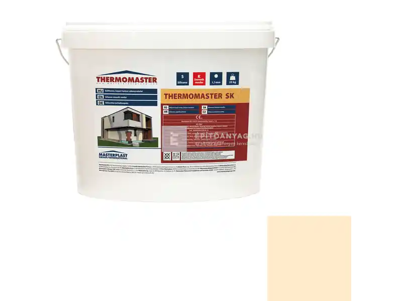 Masterplast Thermomaster szilikon vékonyvakolat, kapart 1,5 mm 01-F 25 kg Biztonságos vásárlás