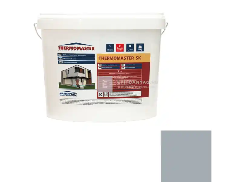 Masterplast Thermomaster szilikon vékonyvakolat, kapart 1,5 mm 50-E 25 kg Azonnali szállítás