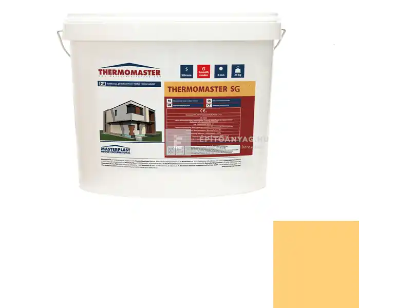 Olcsóbb Masterplast Thermomaster szilikon vékonyvakolat, gördülőszemcsés 2 mm 01-C 25 kg