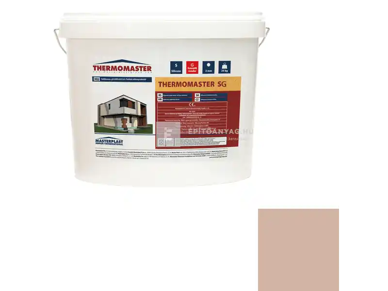 Masterplast Thermomaster szilikon vékonyvakolat, gördülőszemcsés 2 mm 09-D 25 kg Gyors szállítás