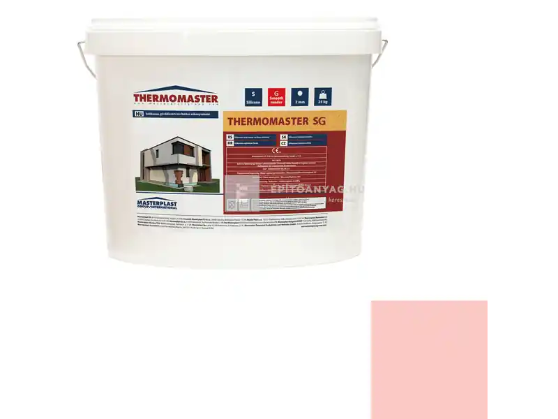 Masterplast Thermomaster szilikon vékonyvakolat, gördülőszemcsés 2 mm 22-F 25 kg Újdonság