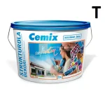 Cemix 2704 StrukturOLA Dekor diszperziós vékonyvakolat, dörzsölt 2 mm 4001 white 25 kg Legnépszerűbb