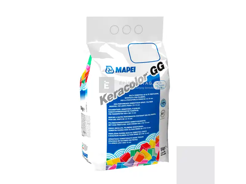 Expressz kézbesítés Mapei Keracolor GG fugázó 111 ezüstszürke 5 kg