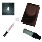 Tondach Planoton 14 csatornaszellőző szett FusionProtect sötétbarna Expressz szállítás