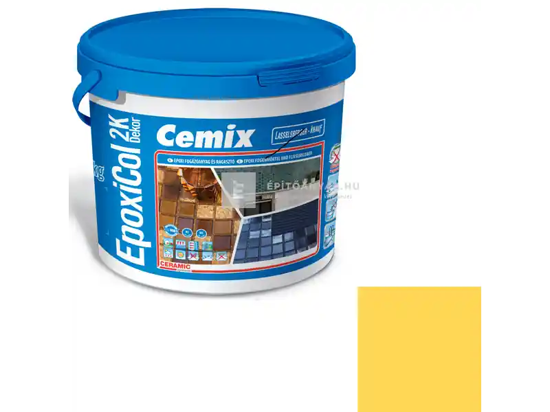 Cemix 8660 EpoxiCol 2K Dekor epoxi fugázó sárga 7 kg Utolsó esély