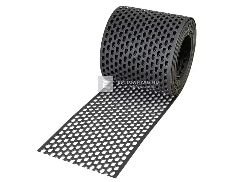 Gyors szállítás Bramac műanyag szellőzőszalag fekete 10 cm x 5 m