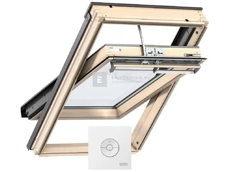 VELUX INTEGRA GGL 306621 78x160 cm, elektromos billenő fa tetőtéri ablak Biztonságos fizetés