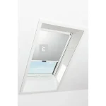 Akciós ár Roto Designo ZRE R6/R8 74x98 cm, világosszürke fényszűrő roló, alumínium profilokkal