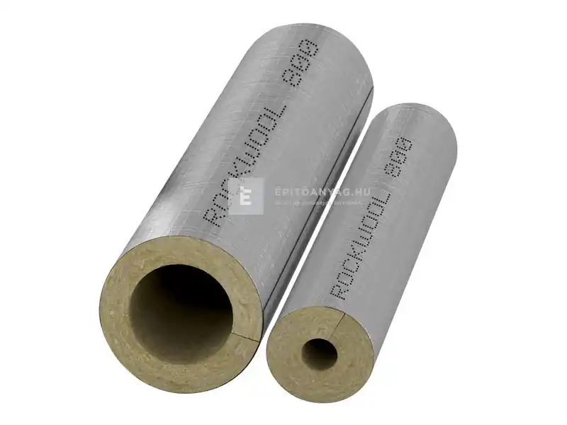 Népszerű Rockwool 800 tekercselt kőzetgyapot csőhéj alukasírozással 50/108 mm, 1 m