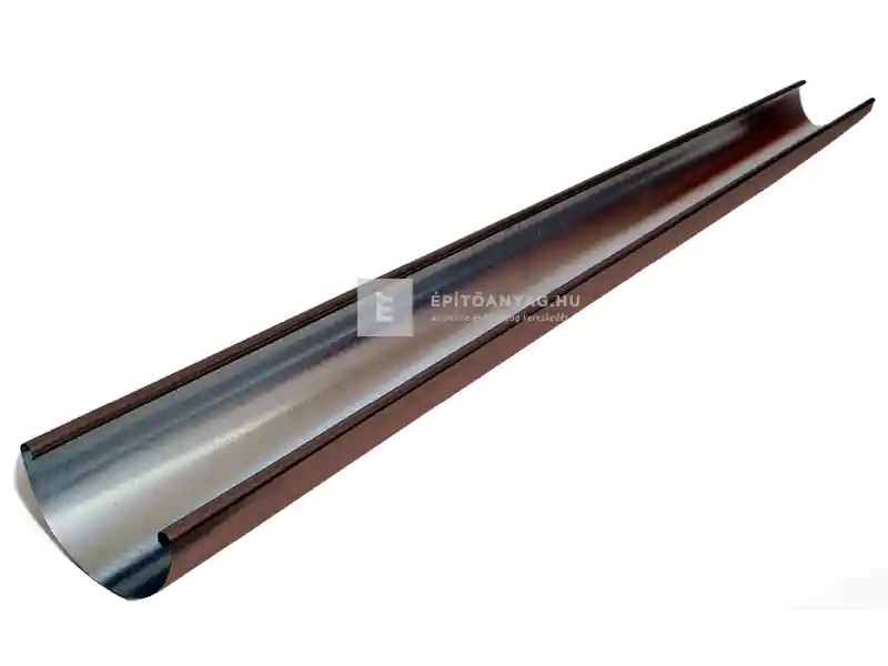 Colorferr alumínium 33 ereszcsatorna 0,6 mm RAL 8017 rézbarna 2 fm Szezonális akció