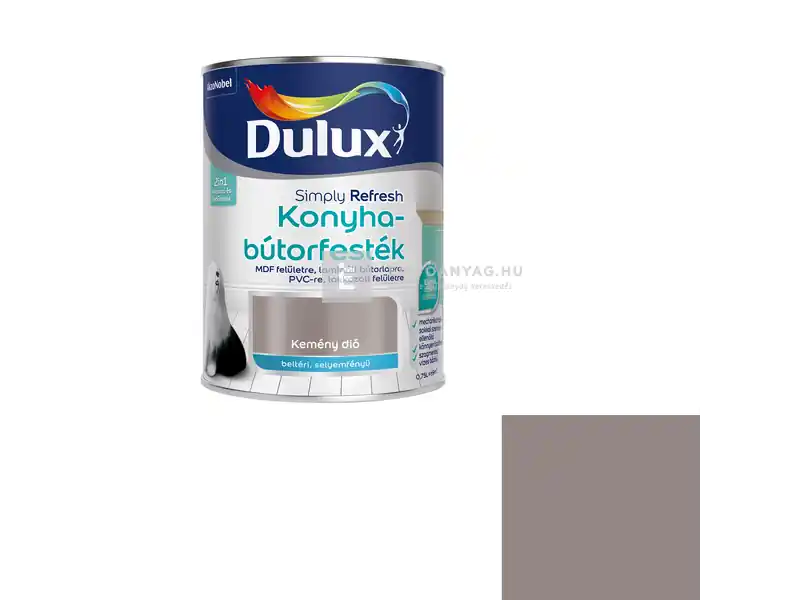 Dulux Simply Refresh konyhabútorfesték kemény dió 0,75 l Utolsó esély