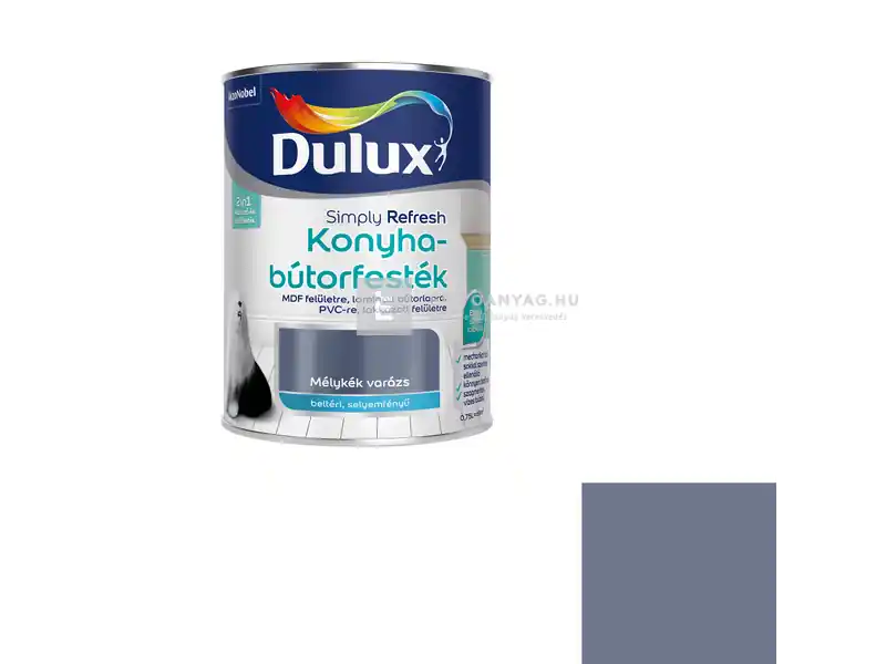 Vedd meg online Dulux Simply Refresh Konyhabútorfesték mélykék varázs 0,75 l