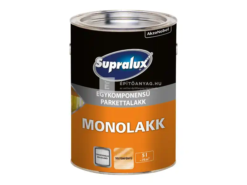 Supralux Monolakk parkettalakk selyemfényű 5 l Olcsóbb