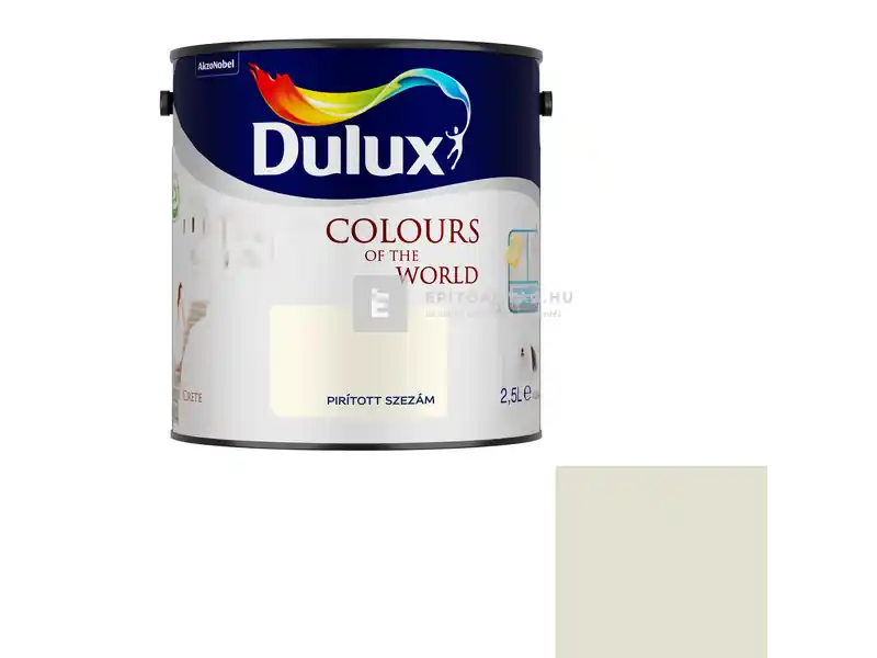 Gyors szállítás Dulux A Nagyvilág Színei matt beltéri falfesték pirított szezám 2,5 l