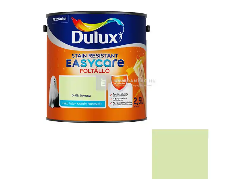 Utolsó esély Dulux EasyCare matt, foltálló beltéri falfesték örök tavasz 2,5 l